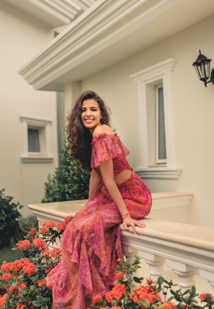 Pink roses dress - Kulunove zdjęcie 1